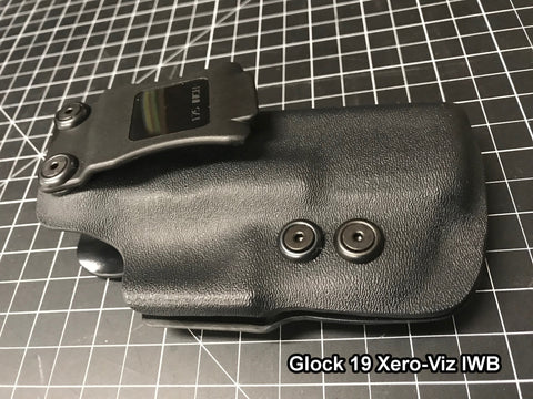 Glock 19 - XeroViz IWB, Black, Right Hand - - RedX Gear
